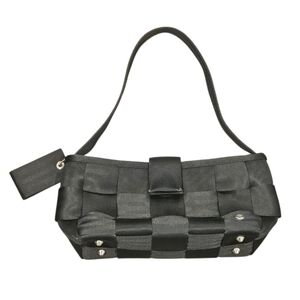Mercedes Benz The Original Seatbelt Bag Black Purse Baguette USA Small Shoulder